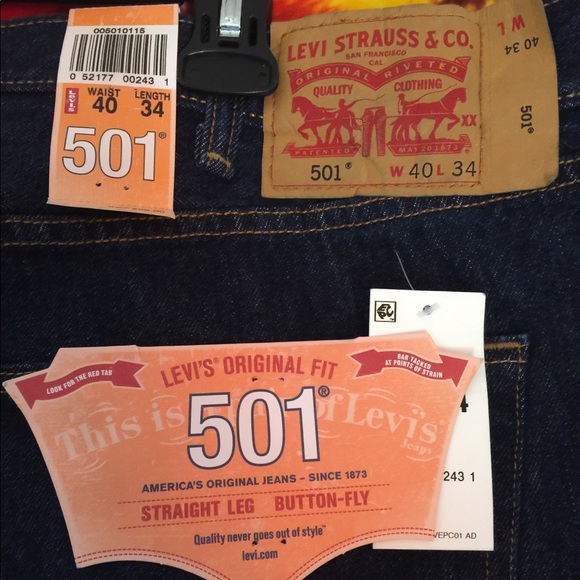 Levi’s 501 Jeans NWT - Picture 2 of 3